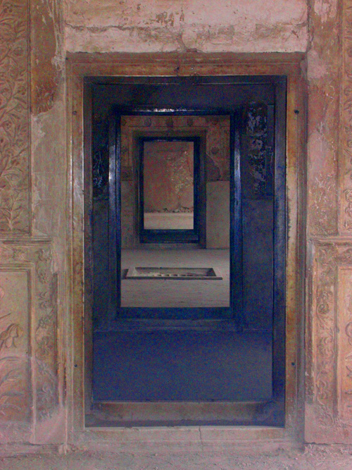 Room and passage way with interior fountain, Lahore Fort, Pakistan, 21 January, 2004, photograph by Gordon Brent Ingram